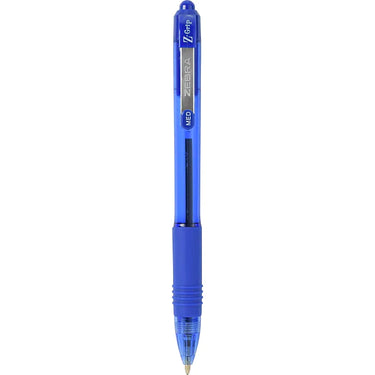 Zebra Z-Grip Retractable Ballpoint Pen, Medium Point, Blue Ink, 24/Pack (ZEB12225)